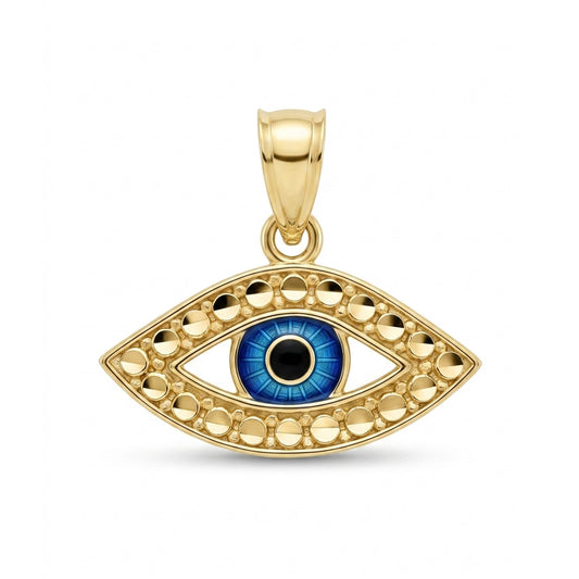 Gold Evil Eye Charm